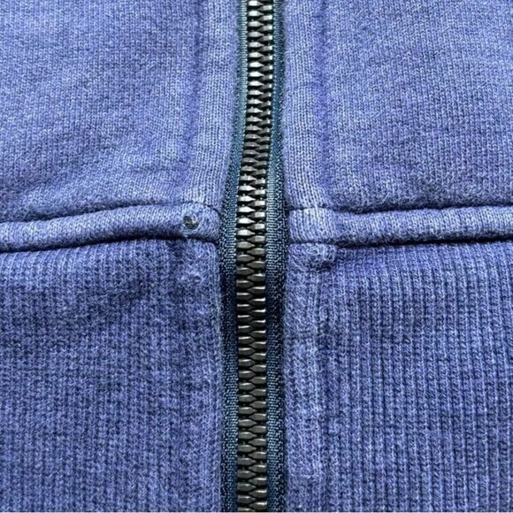 Lululemon Blue Hooded Cuddle Up Size 12 Scuba Zip Jacket - Picture 5 of 10